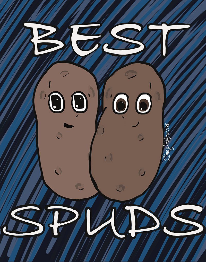 Best Spuds 11x14 Poster Print - Image 2
